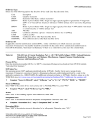 Form TCEQ-10296 (OP-UA60) Chemical Manufacturing Process Unit Attributes - Texas, Page 17
