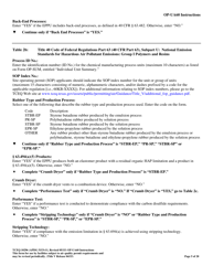 Form TCEQ-10296 (OP-UA60) Chemical Manufacturing Process Unit Attributes - Texas, Page 5