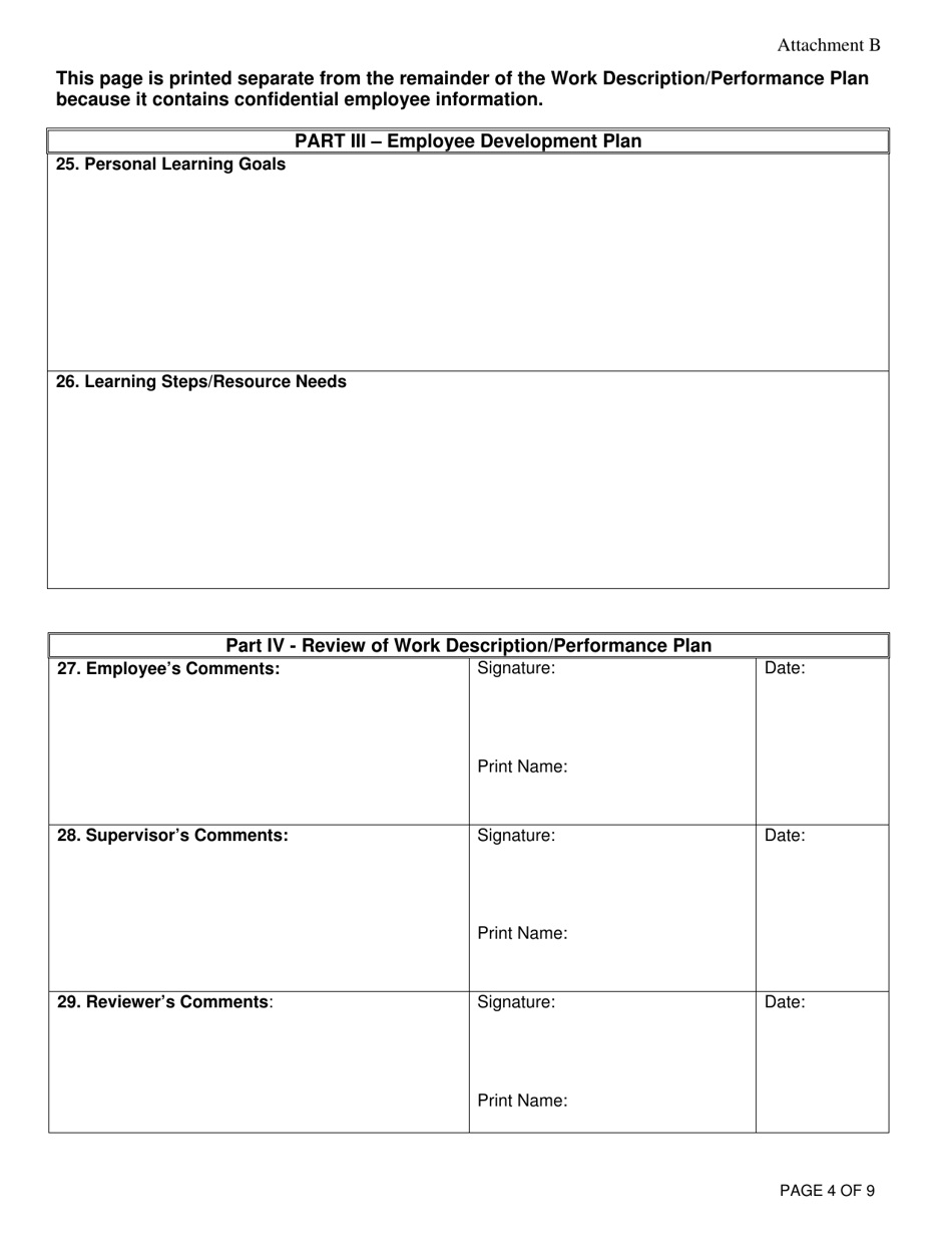 Attachment B Employee Work Profile - Virginia, Page 4