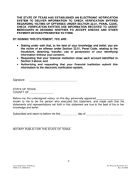 Form TXFC32-51 Sworn Statement of Identity Theft - Texas, Page 2