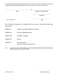 Form 451.699-6-01 Failed Trust Company Acquisitions - Texas, Page 5