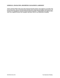 Form 451.699-6-01 Failed Trust Company Acquisitions - Texas, Page 6