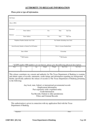 Form CORP-M01 Money Service Business Application for Currency Exchange - Texas, Page 25