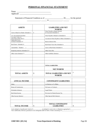 Form CORP-M01 Money Service Business Application for Currency Exchange - Texas, Page 26