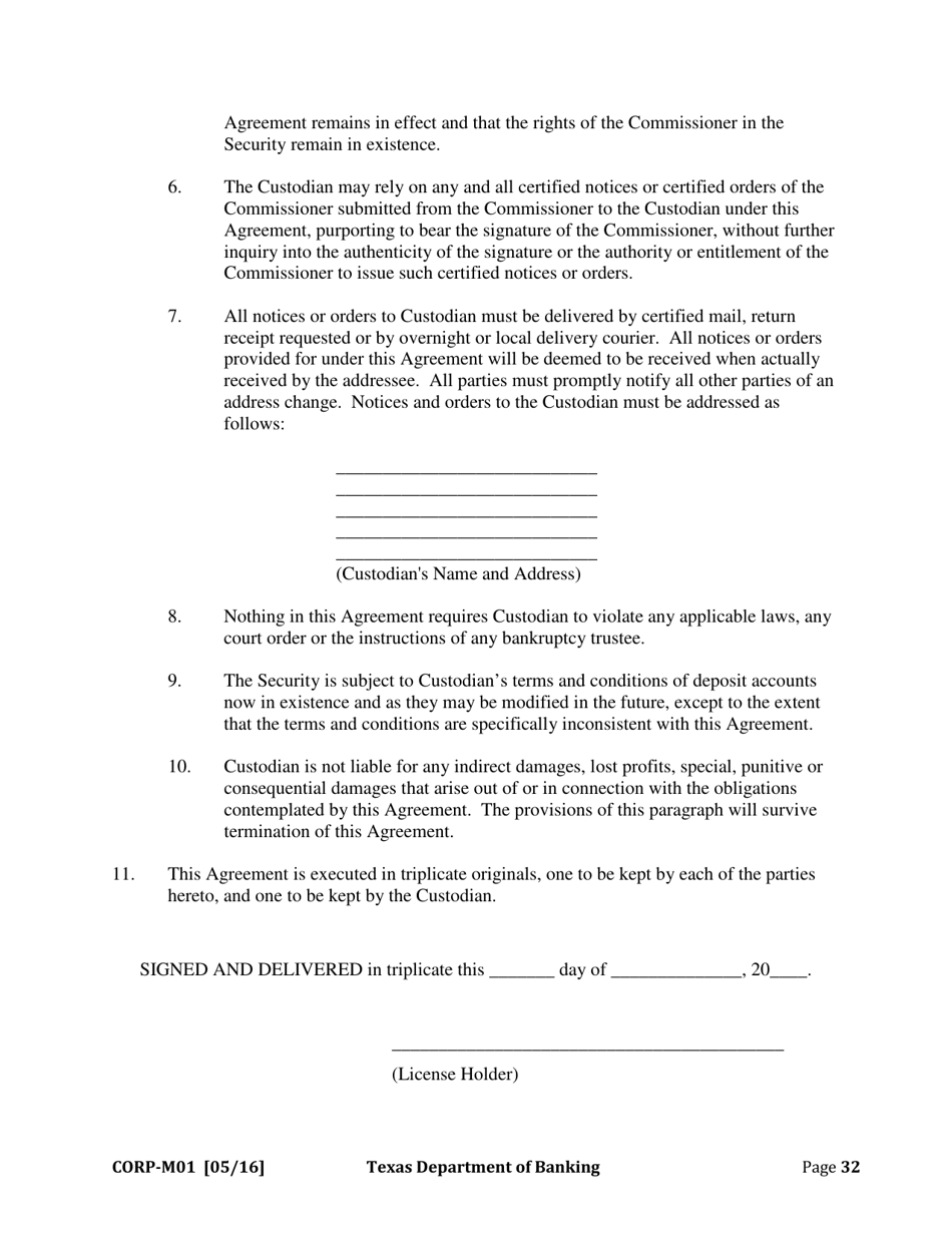 Form CORP-M01 Money Service Business Application for Currency Exchange - Texas, Page 37