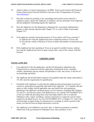 Form CORP-M01 Money Service Business Application for Currency Exchange - Texas, Page 9