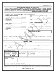 Trust Funded Prepaid Funeral Benefits Contract - Texas, Page 2