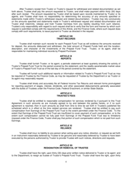 Prepaid Funeral Benefits Trust Agreement - Texas, Page 4