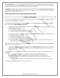 Insurance Funded Prepaid Funeral Benefits Contract - Texas, Page 4