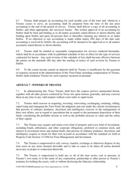 Perpetual Care Trust Fund Agreement - Texas, Page 4