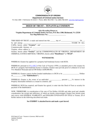 PBB Form 10 Deed of Trust &quot; Tenants in Common - Virginia