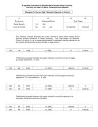 Form C-7 Wage List Adjustment Schedule - Texas, Page 2