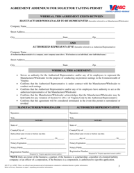 Form 805-97 Application for Solicitor Tasting Permit - Virginia, Page 3