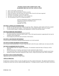 Form SF-0263 &quot;Application for Hardship/Temporary Hardship Driver License&quot; - Tennessee, Page 3