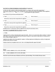 Form SF-0263 &quot;Application for Hardship/Temporary Hardship Driver License&quot; - Tennessee, Page 8