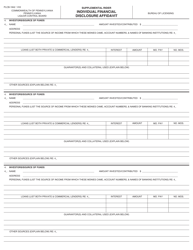 Form PLCB-1842 Individual Financial Disclosure Affidavit - Pennsylvania, Page 3