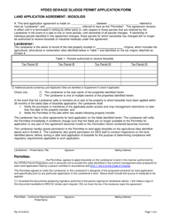 Vpdes Sewage Sludge Permit Application Form - Virginia, Page 16
