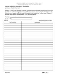 Vpdes Sewage Sludge Permit Application Form - Virginia, Page 18