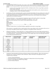Vpdes Sewage Sludge Permit Application Form - Virginia, Page 3