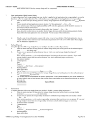 Vpdes Sewage Sludge Permit Application Form - Virginia, Page 7
