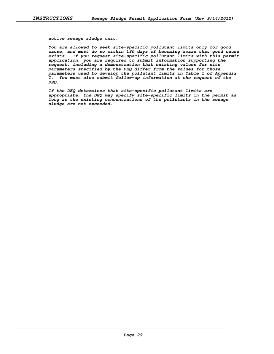 Instructions for Vpdes Sewage Sludge Permit Application Form - Virginia, Page 29