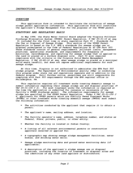 Instructions for Vpdes Sewage Sludge Permit Application Form - Virginia, Page 2