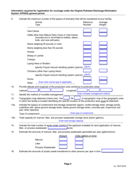 Virginia Pollution Abatement General Permit Registration Statement for Animal Feeding Operations - Virginia, Page 2