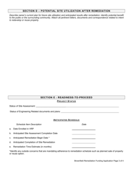 Application for Brownfield Remediation Funding - Virginia, Page 3