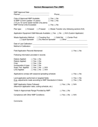 Confined Animal Feeding Operations Inspection Checklist - Virginia, Page 7