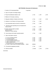 Document preview: VPDES Form VA00 Unit Process: Ultraviolet (Uv) Disinfection - Virginia