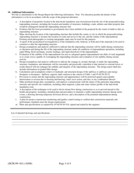 Form DCR199-101 Design Report for the Construction or Alteration of Virginia Regulated Impounding Structures - Virginia, Page 3