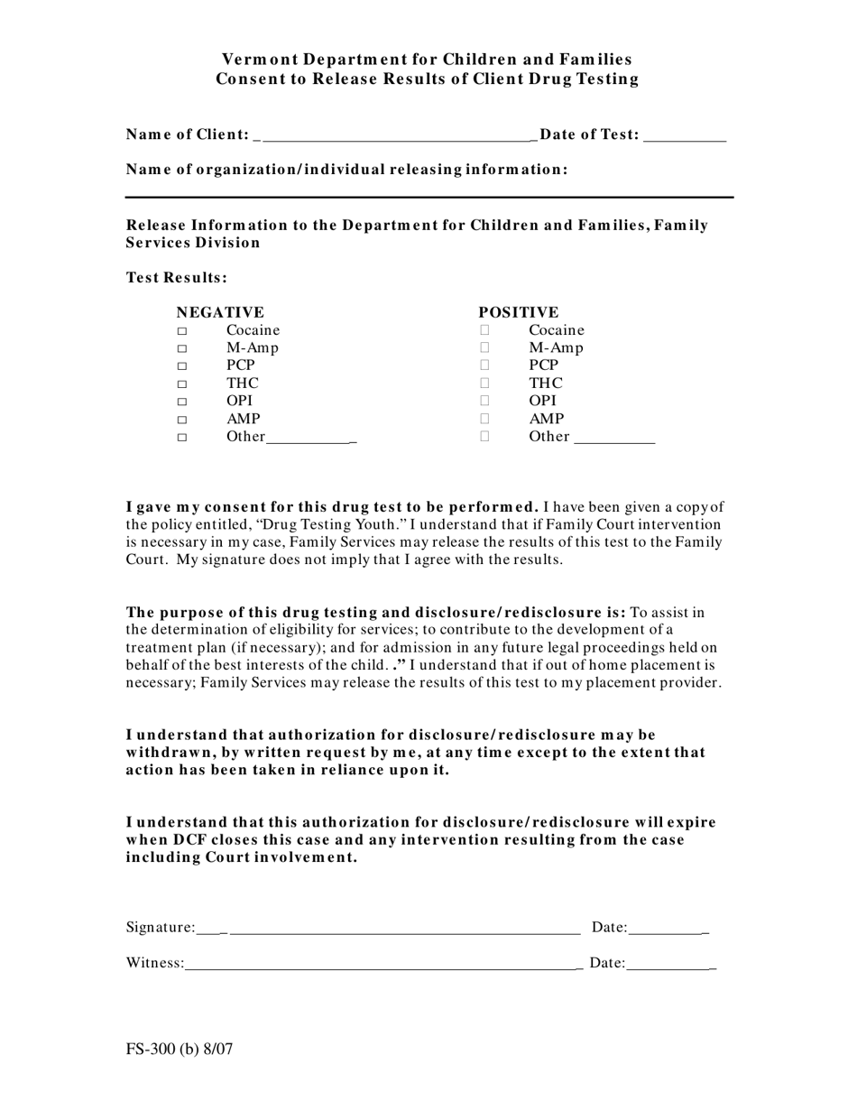 Authorization For Release Of Dot Drug Testing Records Under