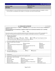 Form U5 &quot;Uniform Termination Notice for Securities Industry Registration&quot; - Tennessee, Page 18