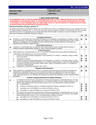 Form U5 &quot;Uniform Termination Notice for Securities Industry Registration&quot; - Tennessee, Page 7