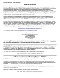 Rhode Island Uniform Controlled Substances Act Registration (Csr) - Rhode Island, Page 2