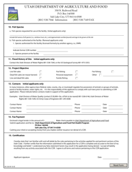 Form AG-326 Application for Certificate of Registration (Cor) - Utah, Page 3