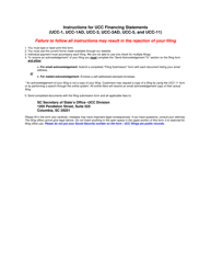 Form UCC-3 Ucc Financing Statement Amendment - South Carolina, Page 2