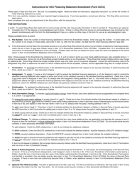 Form UCC-3 Ucc Financing Statement Amendment - South Carolina, Page 3