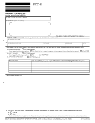 Form UCC-11 Information Request - South Carolina