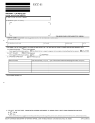 Form UCC-11 Download Fillable PDF or Fill Online Information Request ...