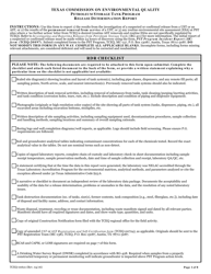 Form 00621 Petroleum Storage Tank Program Release Determination Report - Texas
