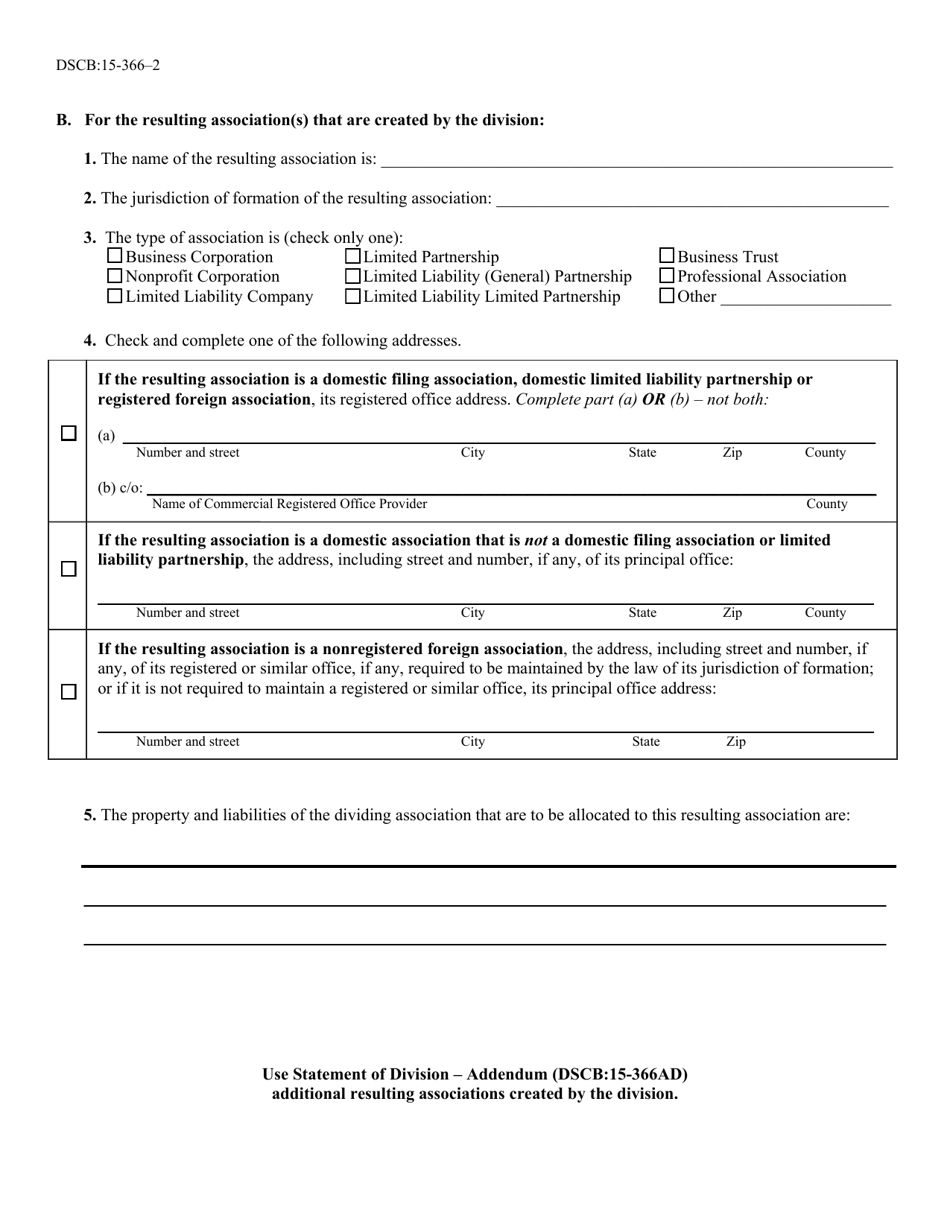 Form Dscb15 366 Fill Out Sign Online And Download Fillable Pdf Pennsylvania Templateroller 0569