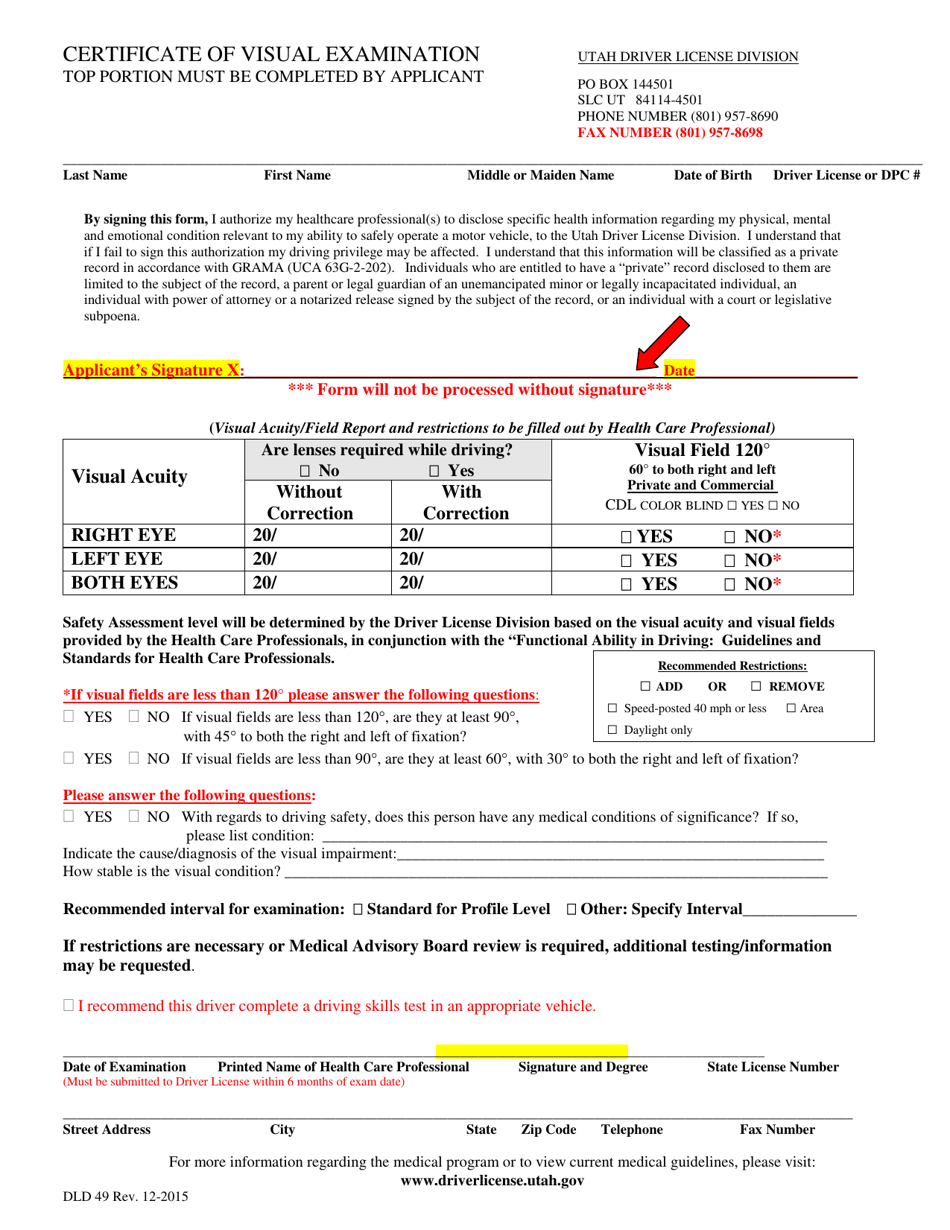 form-dld49-download-printable-pdf-or-fill-online-certificate-of-visual