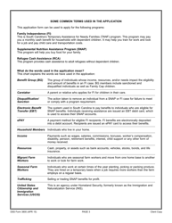 DSS Form 3800 Application for the Fi Program, Snap Program and Refugee Assistance (Ra) Program - South Carolina, Page 3