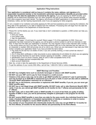 DSS Form 3800 Application for the Fi Program, Snap Program and Refugee Assistance (Ra) Program - South Carolina, Page 5