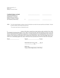 Form PC117 Summary of Account of Trustee - Vermont, Page 2