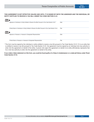 Form 50-801 Agreement for Electronic Delivery of Tax Bills - Texas, Page 2