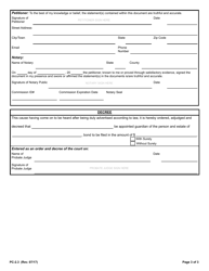 Form PC-2.3 Petition for Limited Guardianship or Guardianship - Rhode Island, Page 3