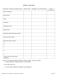 Form 400-00813B Financial Affidavit Property and Assets - Vermont, Page 3