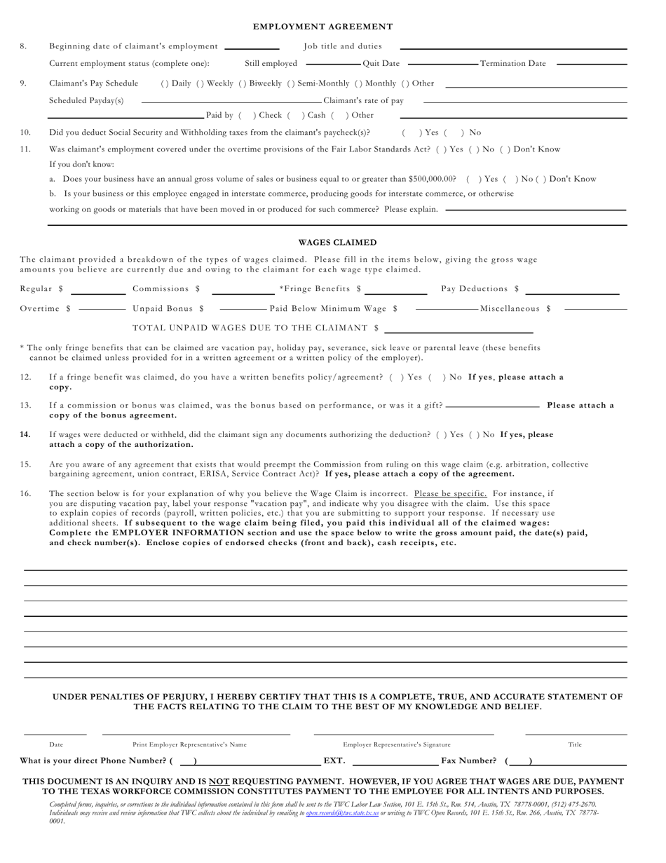 Form LL-2 - Fill Out, Sign Online and Download Printable PDF, Texas ...